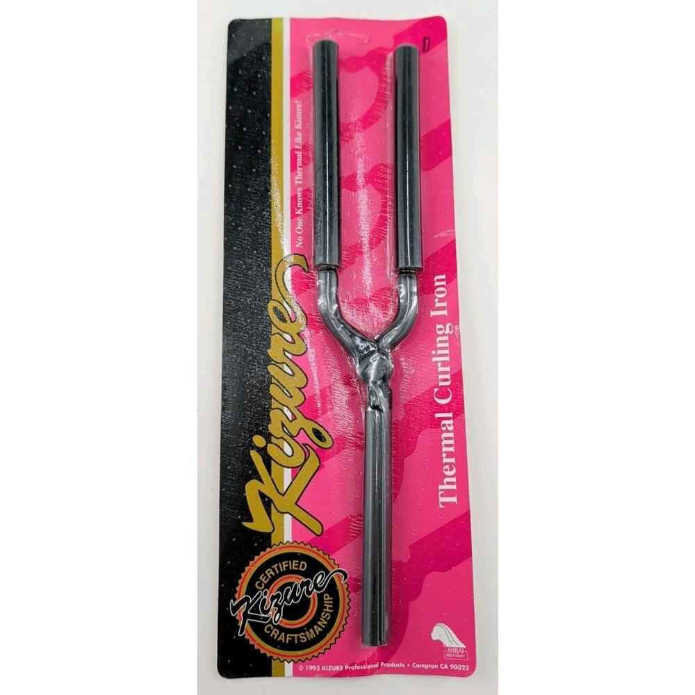 Kizure Thermal Curling Iron Size D Professional Stove Marcel Hair Curler Vintage